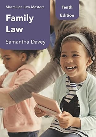 Family Law (Hart Law Masters)    (Only Copy)