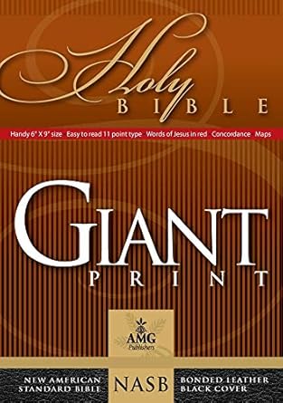 Nasb Giant Print Handy Bible Black