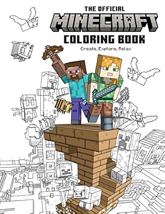 Offficial Minecraft Coloring Book /T