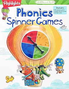 Learn & Play Phonics Spinner Games