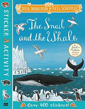 Snail & Whale Sticker Bk