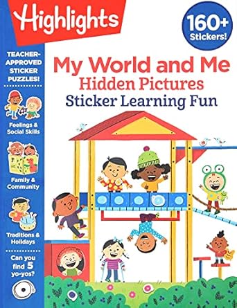 My World & Me Hidden Pictures Sticker Learning