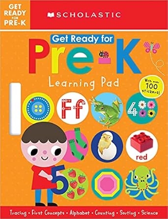 Schearlylearners Get Ready Prek Learning Pad