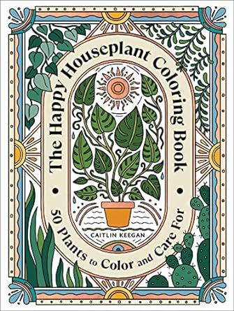 Happy Houseplant Coloring Book /T