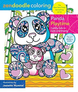 Zendoodle Coloring: Panda Playtime /T