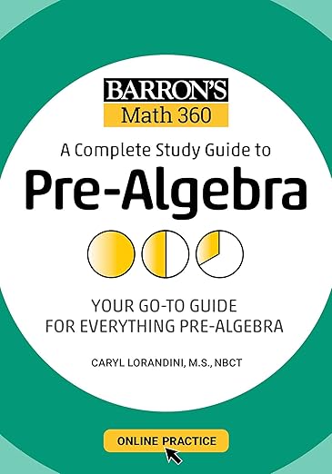 Barron'S 360 Maths: Pre-Algebra +Online Practice