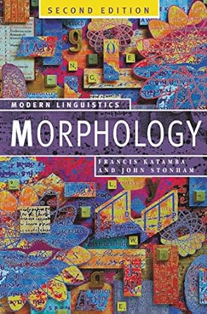 Morphology: Palgrave Modern Linguistics (Only Copy)