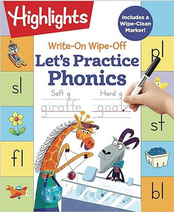 Write-On Wipe-Off Let'S Practise Phonics