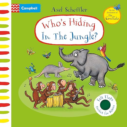 Who'S Hiding In Jungle Feltflap