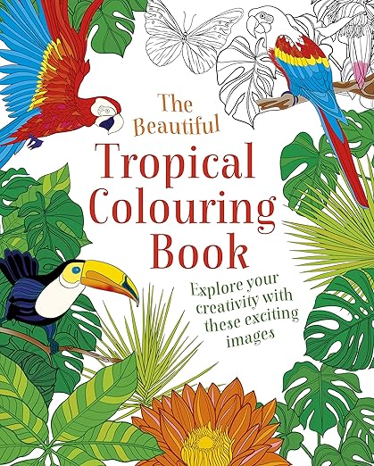 Beautiful Tropical Colouring