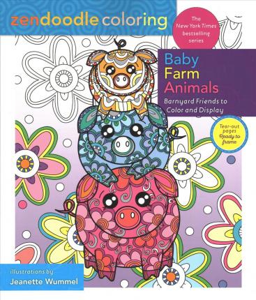 Zendoodle Coloring: Farm Animals