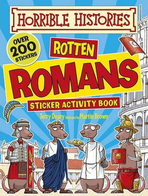 Horrhist Rotten Romans Sticker Act Bk - BookMarket