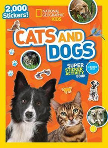 Cats & Dogs Super Sticker Act Bk